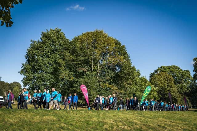 More than 1100 people who united against dementia for the charity’s flagship fundraising walk at Clumber Park on Sunday 3rd October 2021.