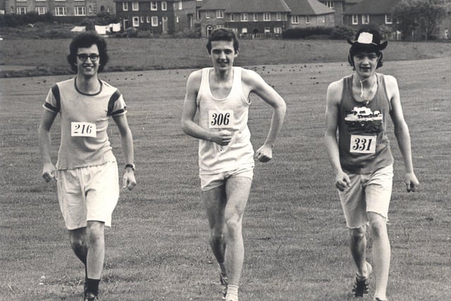 Star Walk Larkin Brothers, Sean, 19, Eamonn, 17 and Vincent, 16 in May 1976.