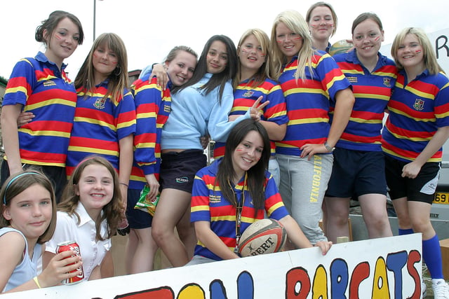 Chapel carnival, Buxton Bobcats girls rugby team