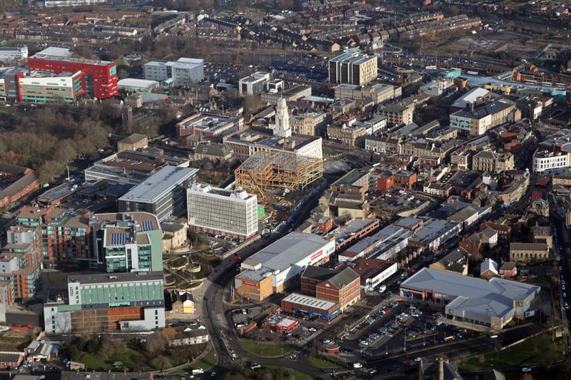 Barnsley has recorded a positive test rate of 13.5%.