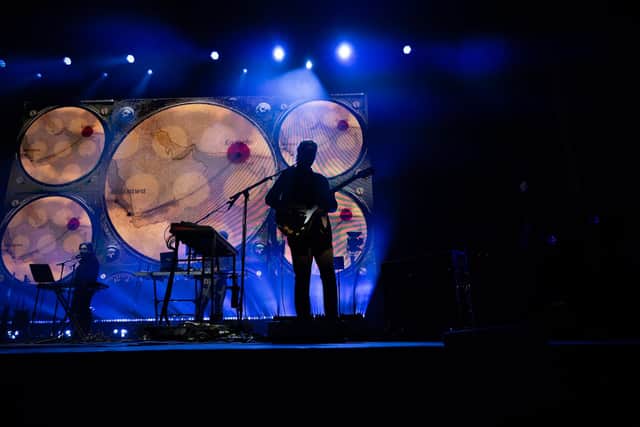 Public Service Broadcasting delivered a stunning visual spectacular. (Photo: Luc Burke-Lejeune).