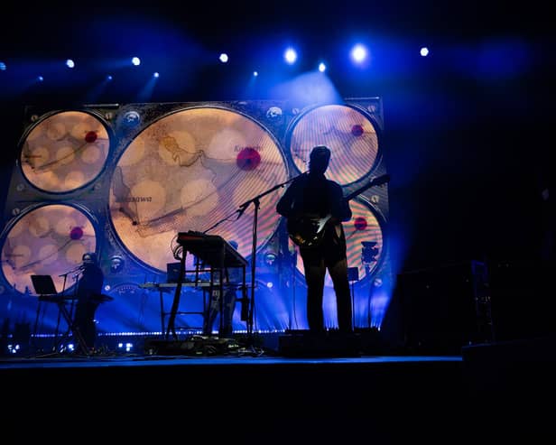 Public Service Broadcasting delivered a stunning visual spectacular. (Photo: Luc Burke-Lejeune).