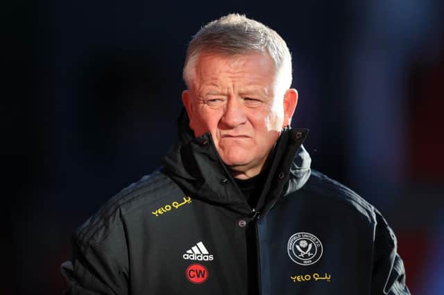 Chris Wilder, Manager of Sheffield United (Photo by Mike Egerton - Pool/Getty Images)