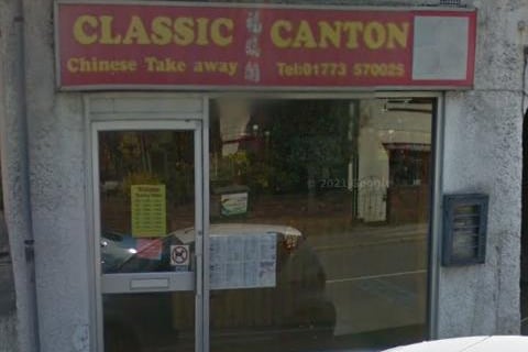 Classic Canton, 116 Nottingham Road, Ripley, DE5 3AX. Rating: 3.9/5 (based on 69 Google Reviews). "Super quick delivery. The best Yuk Sung I have ever tasted!"