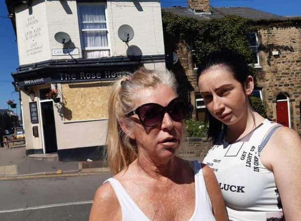 A Sheffield pub landlady has pledged to stay open – despite vandals smashing the windows in two separate attacks within days. Jacqui Hanson, and daughter Jozie Brodie, are pictured outside the Rose House.