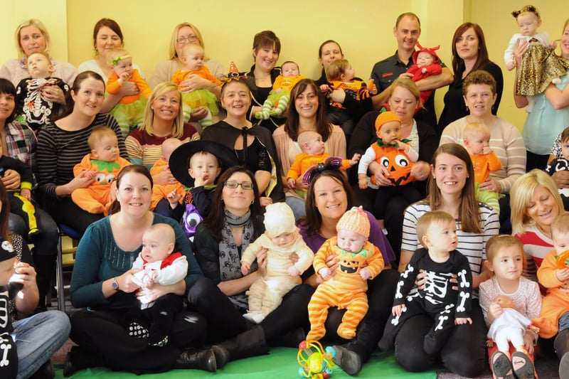 A Halloween baby bounce session at South Shields Central Library in 2012. Recognise anyone?