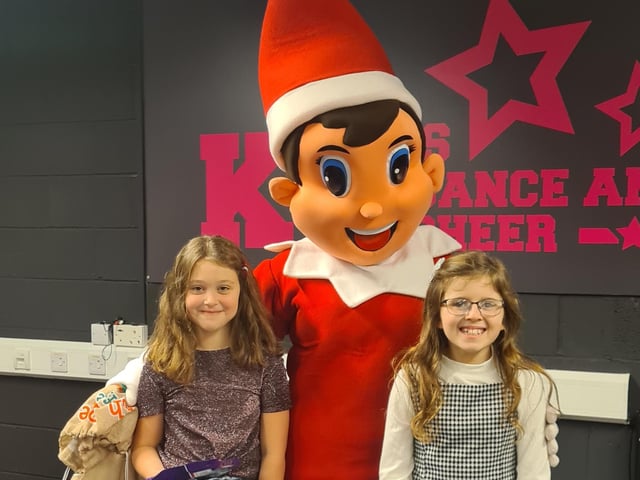 There was even a visit from Buddy the elf