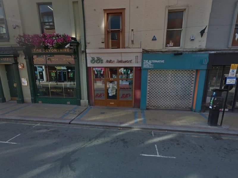 BB's Italian Restaurant on Devonshire Street has a rating of 4.6 out of 5, with 243 reviews on Google. One review said: "I have been coming here for years, the food and atmosphere is great."