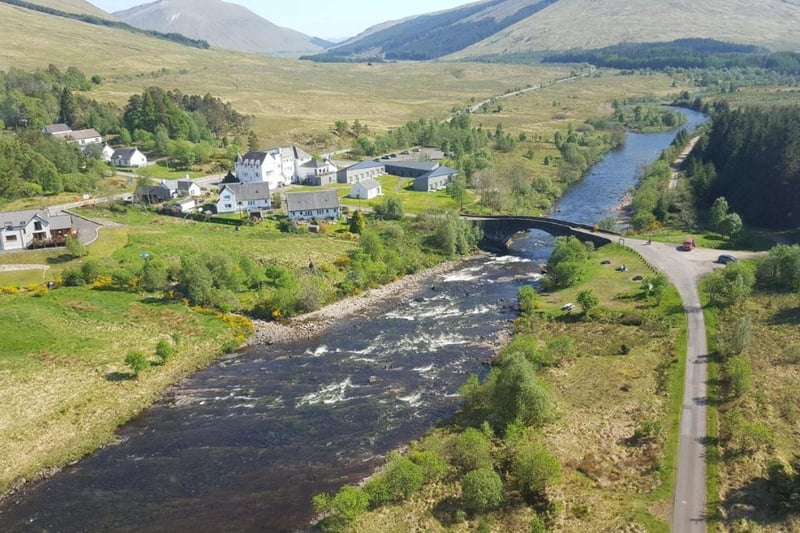 The Bridge of Orchy Hotel is situated in a picturesque village near Rannoch Moor - the spectacular landscape where Death Eaters board the train in Harry Potter and The Deathly Hallows: Part 1.