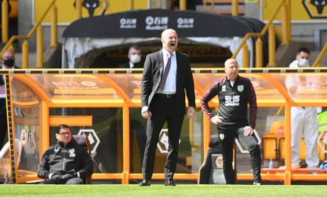 Sean Dyche, Manager of Burnley.  (Photo by Michael Regan/Getty Images)