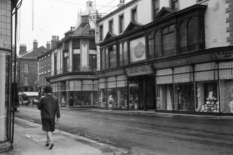 Robinsons in Lynn Street with Lynn House on the right. Photo: Hartlepool Museum Service.