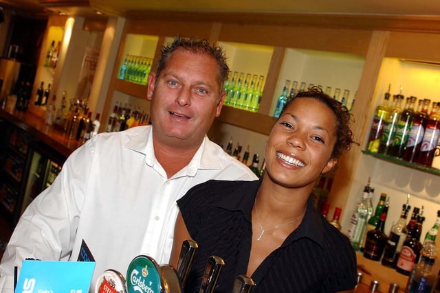 The Courtyard's managers Gary and Mandy Gregory pictured in 2004