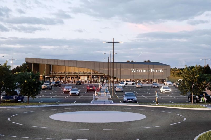 How the new service station on the M1 at Junction 33 is set to look. (pic: Cartwright and Gross Ltd) (picture: Cartwright and Gross Ltd)