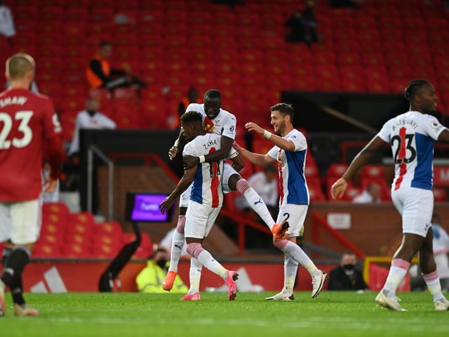 United's shots: 17. United's xG: 1.32. Palace's shots: 14. Palace's xG: 1.82.