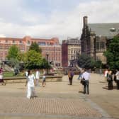 The rooftop terrace in the new Radisson Blu hotel in Sheffield city centre will overlook the Peace Gardens, this visualisation from the hotel developers shows