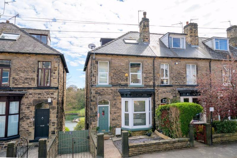 The end-of-terrace home is for sale for between £525,000 and £550,000.