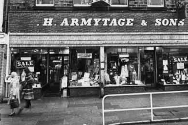 E.H. Armytage and Sons, on Ecclesall Road, Sheffield, in February 1980