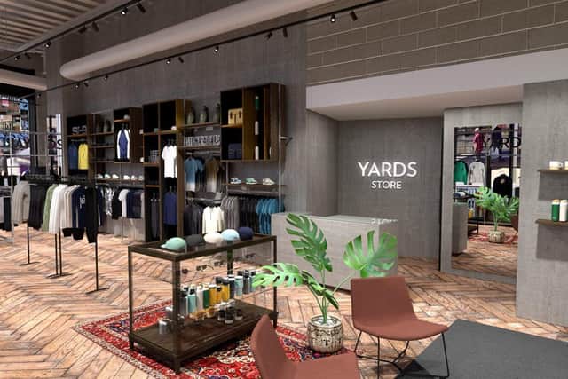 Yards Store - proposed store fit-out