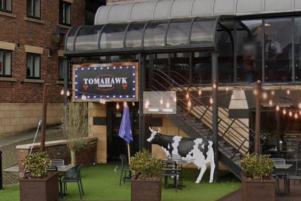 Tomahawk Steakhouse was awarded a five star rating following an inspection in July 2023.