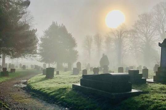 Cheryl Hutchings misty pic of Portsmouth I took these pictures of Kingston cemetery in the Misty morning of 5th feb  2021 just think it captures the natural beauty of Portsmouth Via Facebook