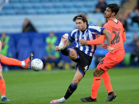 Sheffield Wednesday's Josh Windass has been explaining why he opted to return to S6 ahead of other clubs. Photo: Steve Ellis