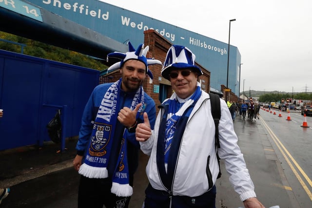 Sheffield Wednesday fans outside Hillsborough ahead of the play-off semi-final in 2017