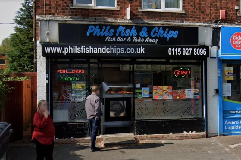 Phil's Fish & Chips, Hucknall Lane, Bulwell