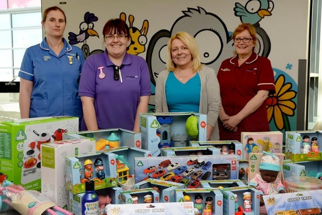 Toys donated to the Children’s Ward in 2014.