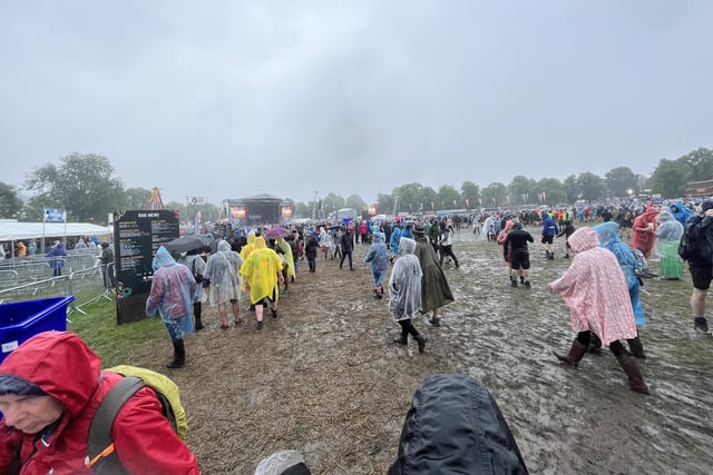 Festivalgoers make the most of things at Tramlines, despite the mud. Picture: Charley Atkins, submitted