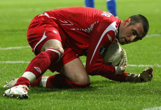 Allan McGregor has set the Rangers European benchmark for appearances (DAVID HECKER/DDP/AFP via Getty Images)