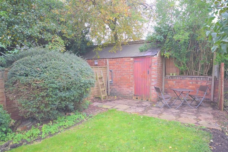 A further brick built storage shed at the rear of the garden which could be adapted to create a garden bar or office studio.