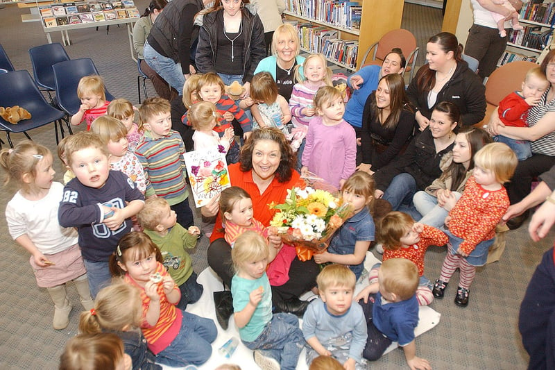 A reading and craft session in Peterlee Library in 2008. Does this bring back happy memories?