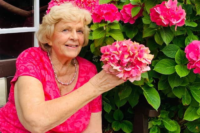 Maria Platts, pictured on her 80th birthday last year by her daughter Gay Bell