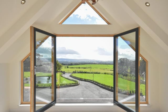 This house is on the market for offers over £1,700,000. It was completed in 2019, has seven bedrooms and uninterrupted views over Loch Lomond.