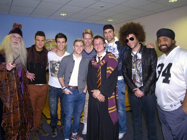 2010 Halloween event at Doncaster Racecourse -Some of the artists who entertained the crowd, Harry Potter Stage Show, Inju5tice, Signature and Jamie Archer pictured back in 2010