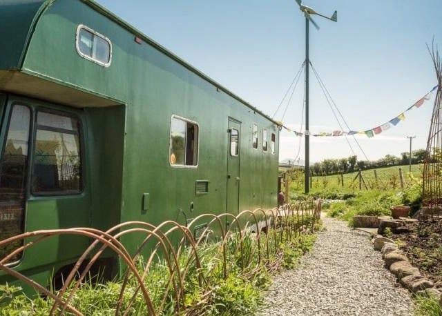 If you dream of a truly off-grid experience, with mountains, woodland and seaside all just moments away, Lackan Cottage Farm in the Mourne Mountains region of County Down is the eco haven you're seeking. From £80 per night.