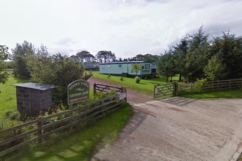 Tindle's Hill Caravan Park, near Longhorsley, gets a 4.8 rating.