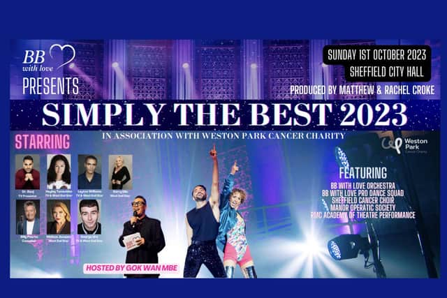 BB With Love Simply The Best 2023 will be held at Sheffield City Hall on October 1