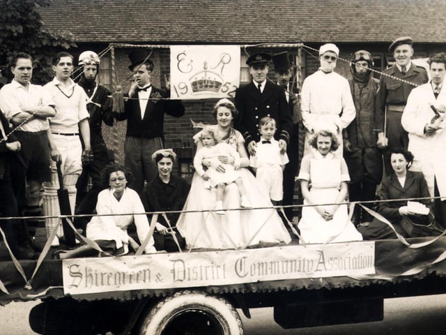 A Coronation parade by the Shiregreen and District Community Association variety section around the Manor, Sheffield in 1953  - picture submitted by Tony Dickinson