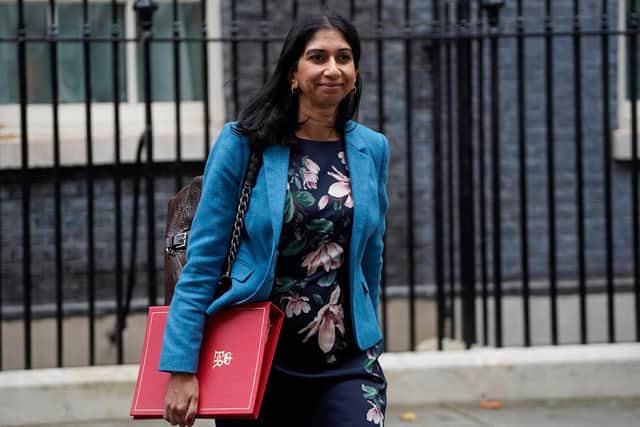 Suella Braverman's reappointment to the cabinet is facing mounting criticism Picture: Niklas HALLE'N/AFP via Getty Images.