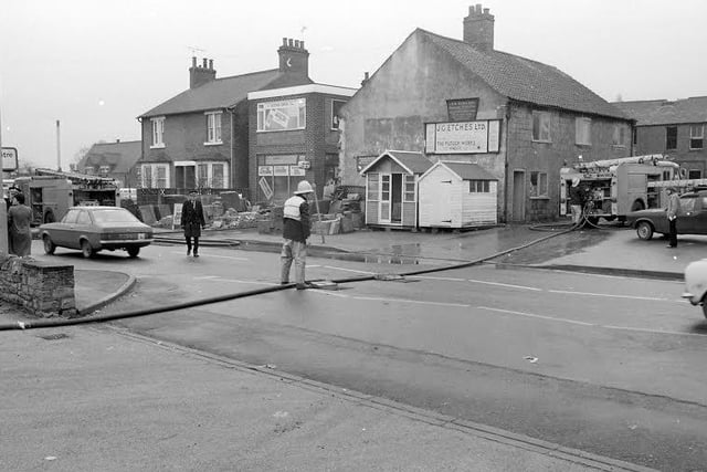 We did a feature on Mansfield Fire Service in 1980, this is one of a series of pictures taken at the time.