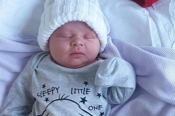 Jacqui Cameron said: My great grandson Theo born February 27, weighing 9lb 11oz.