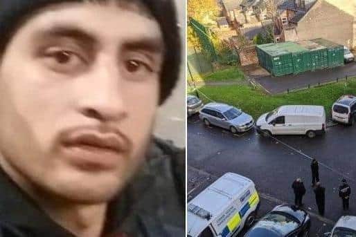 Pictured is deceased Kamran Kahn, who died aged 28, after he was found with a fatal stab wound at a property on Club Garden Road, near Sharrow, on November 15, 2020