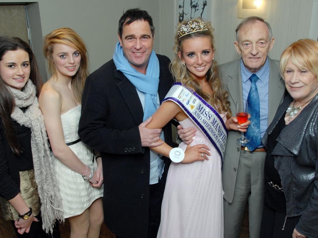 Winner  of Miss Mansfield 2010 was Chelsea Edgington pictured with her family, pictured L to R are; Sisters Hannah Taylor and Brooke Edgington, Dad Tony Edgington and Grandparents Bill and Sheila Edgington.