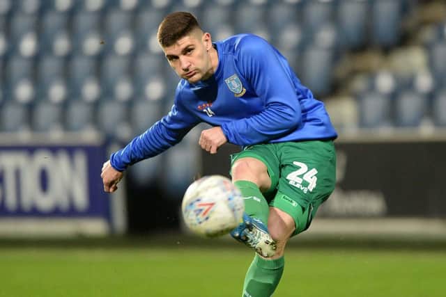 Striker Preslav Borukov is among the youngsters to have been released by Sheffield Wednesday. Pic: Steve Ellis.