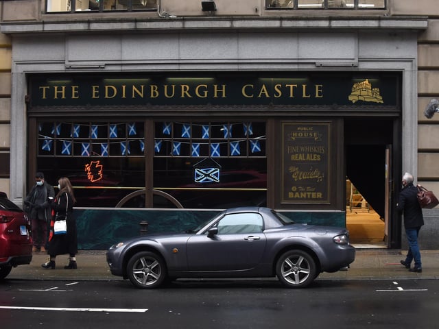 Filming the BBC series Guilt 2 in Glasgow..