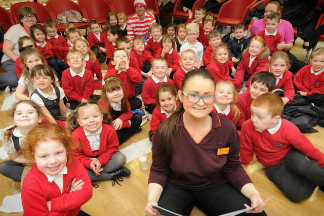 Are you sitting comfortably? Gabi Oughton, Sainsbury's PR Ambassador at the Galleries store, reads to children from Biddick Primary School as part of World Book Day. Does this bring back memories?