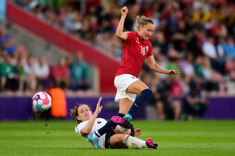 It is hard to look beyond the Barcelona forward as Norway’s star player, despite a number of other big names in the squad. A consistent in Europe’s best club side, she is capable of the spectacular and rarely puts in a bad display.