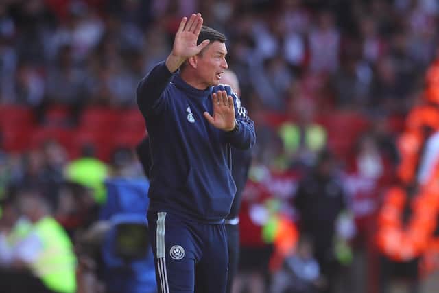 Sheffield United manager Paul Heckingbottom is planning talks with Max Lowe: Simon Bellis / Sportimage