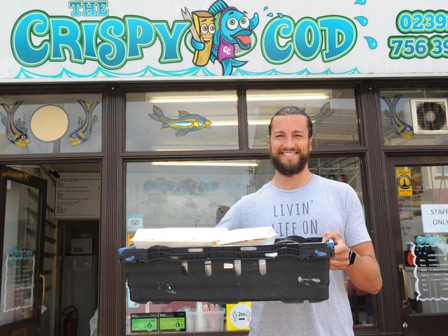 Placing in the top three, this fish and chip shop in Locksway Road, being expertly modelled by ex-Blues man Christian Burgess, was a popular vote.
